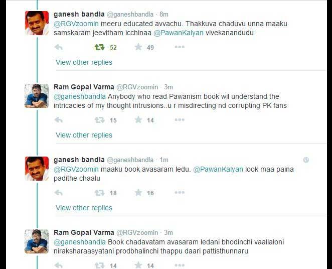 Bandla and RGV's Twitter War Due to Pawan