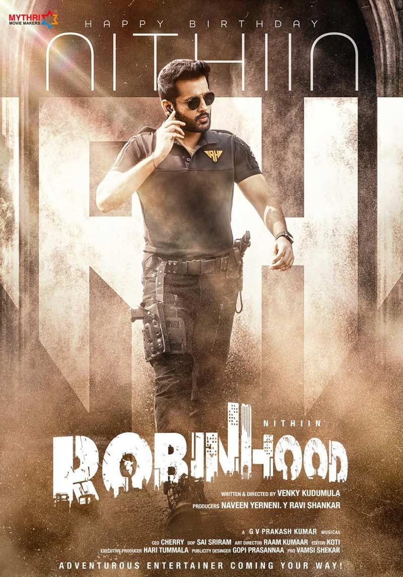 Robinhood makers celebrate Nithiin Birthday with new poster
