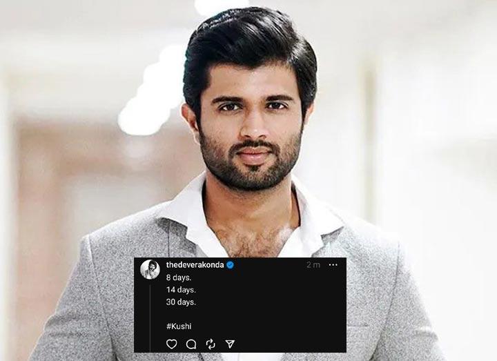 Vijay Deverakonda Teases With A Cryptic Post On Kushi