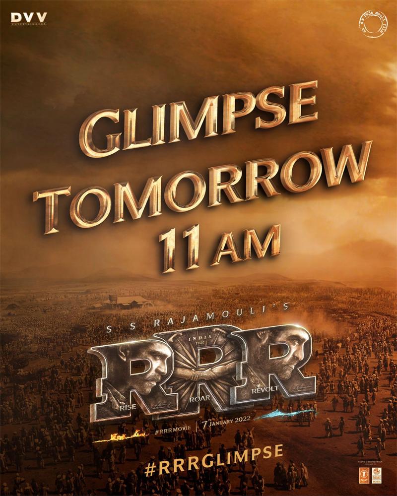 Time ticking for RRR first glimpse sensation