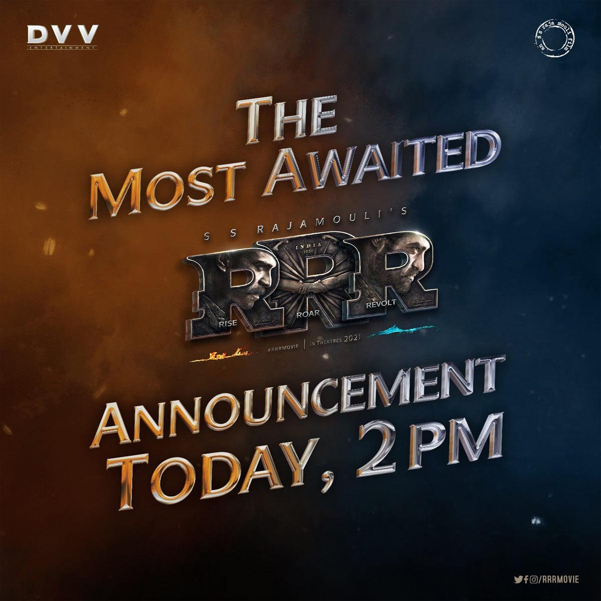 RRR Big Announcement To Be This?