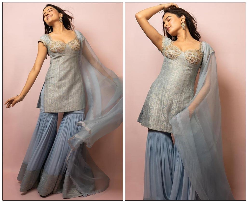 Rukshar Dhillon Sends Ravishing Signals In Grey