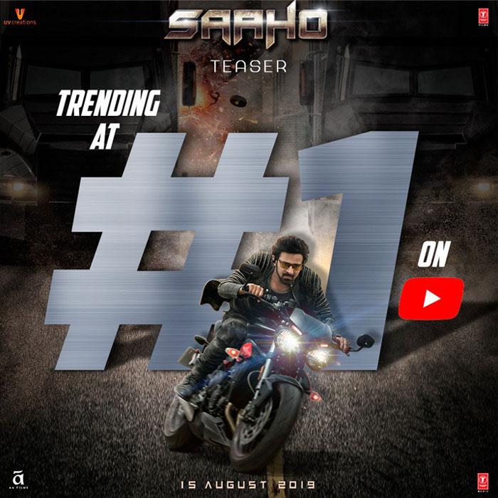Saaho Trailer Sensation from Then