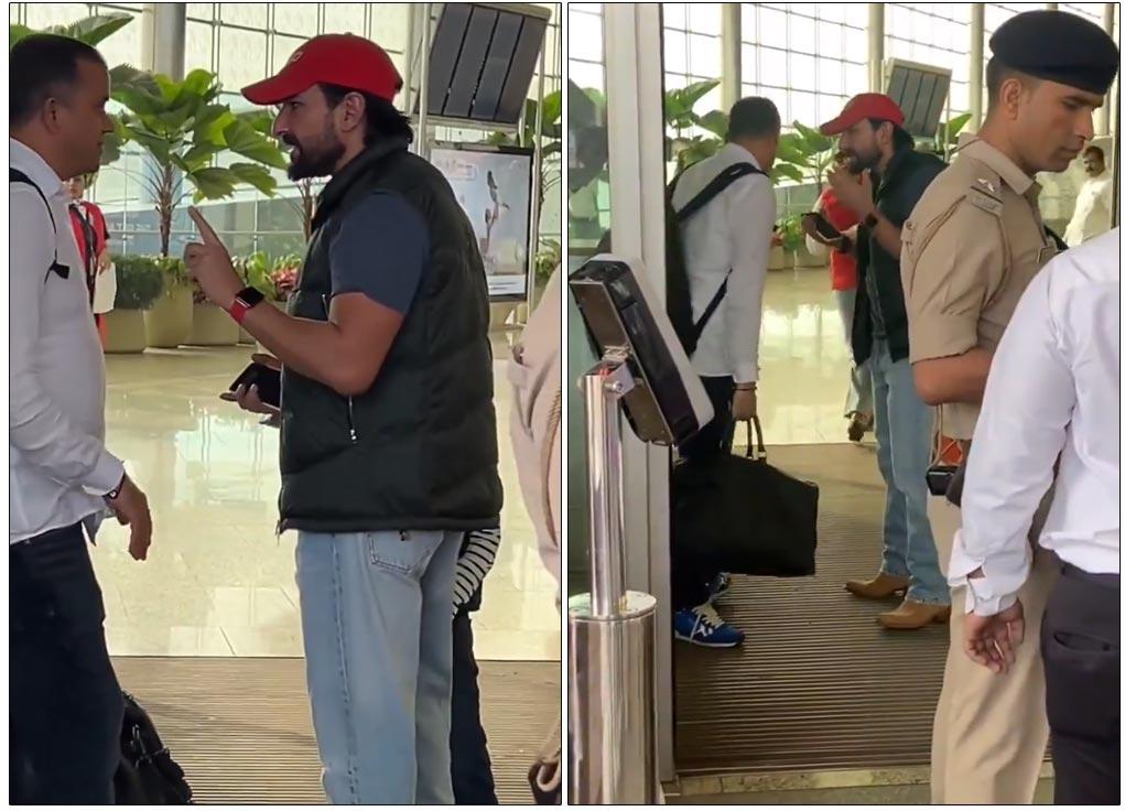 Saif Ali Khan Seen Arguing With His Staff At The Airport