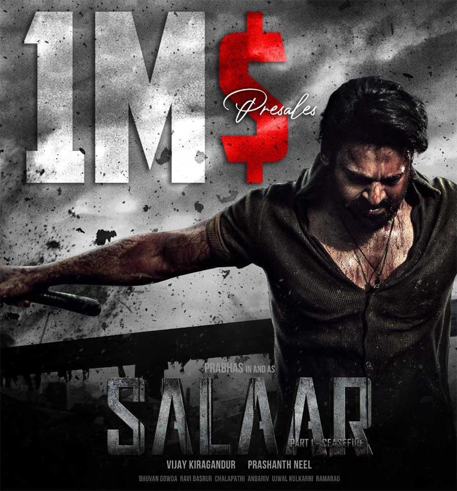 Salaar Emerges As Fastest 1 Million Grosser With Pre-sales