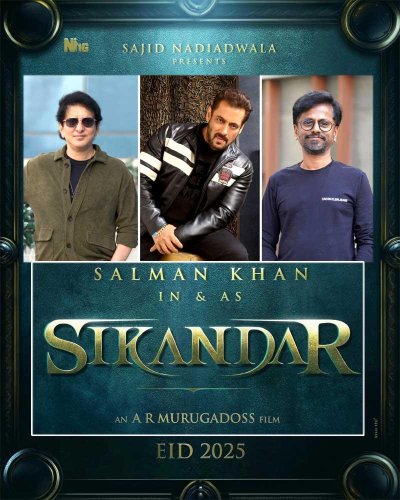 Salman Khan - Murugadoss Sikandar announced