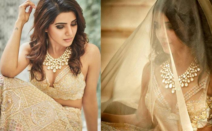 Lehenga Shines On Samantha