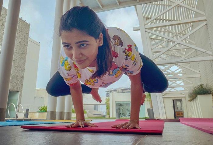 Pic Talk: Samantha Flying Free With Yoga