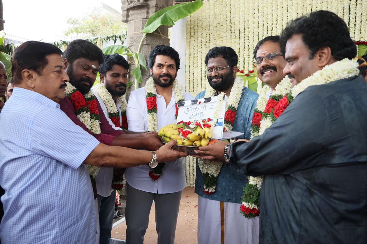 Karthi Sardar 2 Launched With Pooja Ceremony