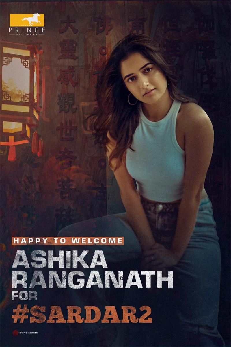 Sardar 2 celebrates Ashika Ranganath B-Day