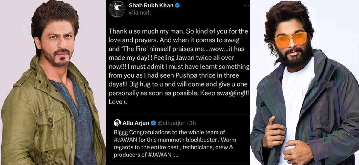 Shah Rukh Khan Stuns Allu Arjun