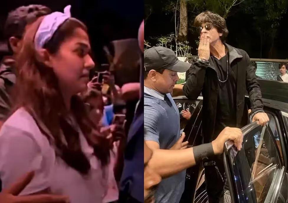 Shah Rukh pictures with Nayanthara twins