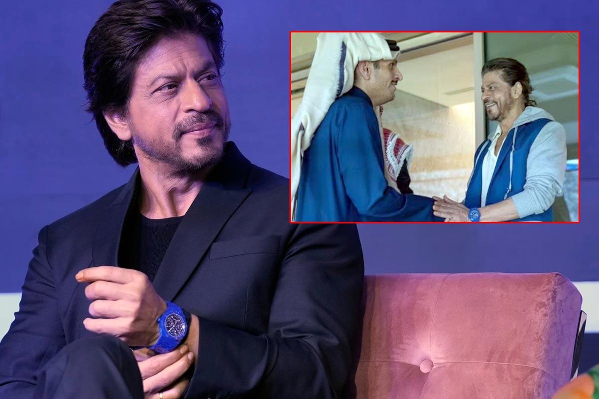 Shah Rukh meets Qatar PM Mohammed Al Thani