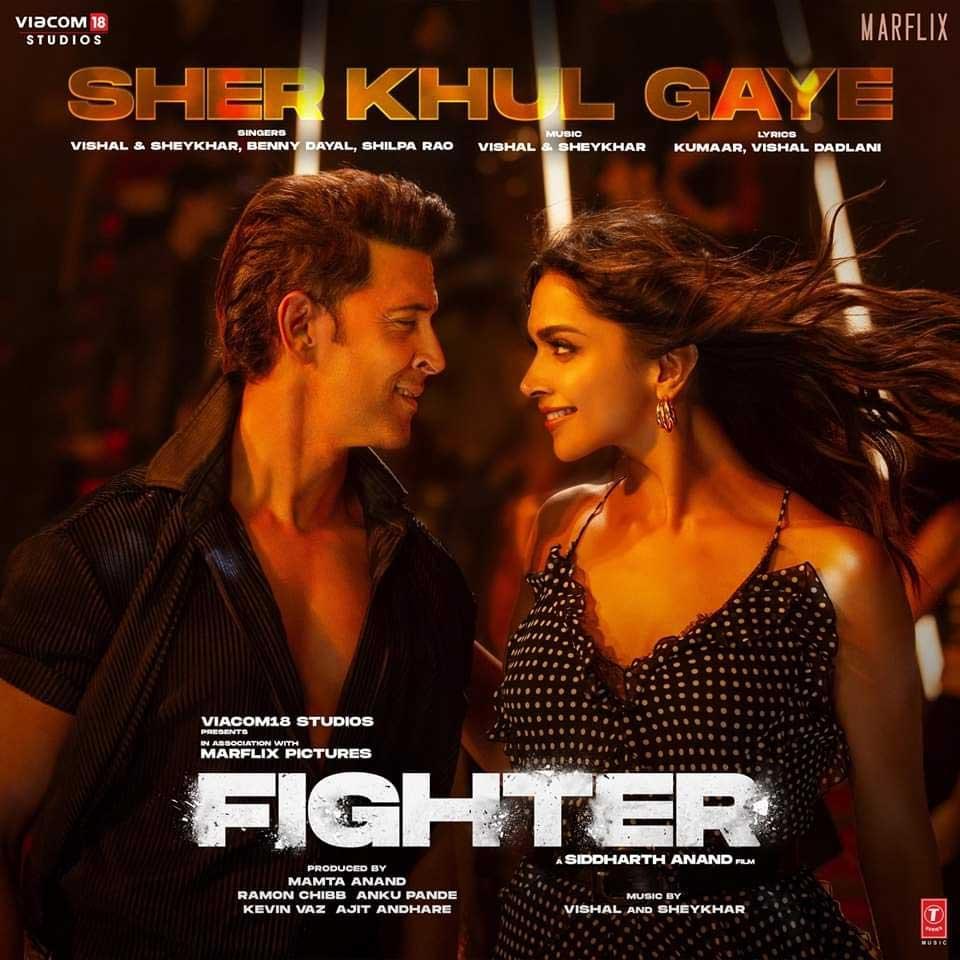 Sher Khul Gaye from Fighter: A lavishly picturized dance number
