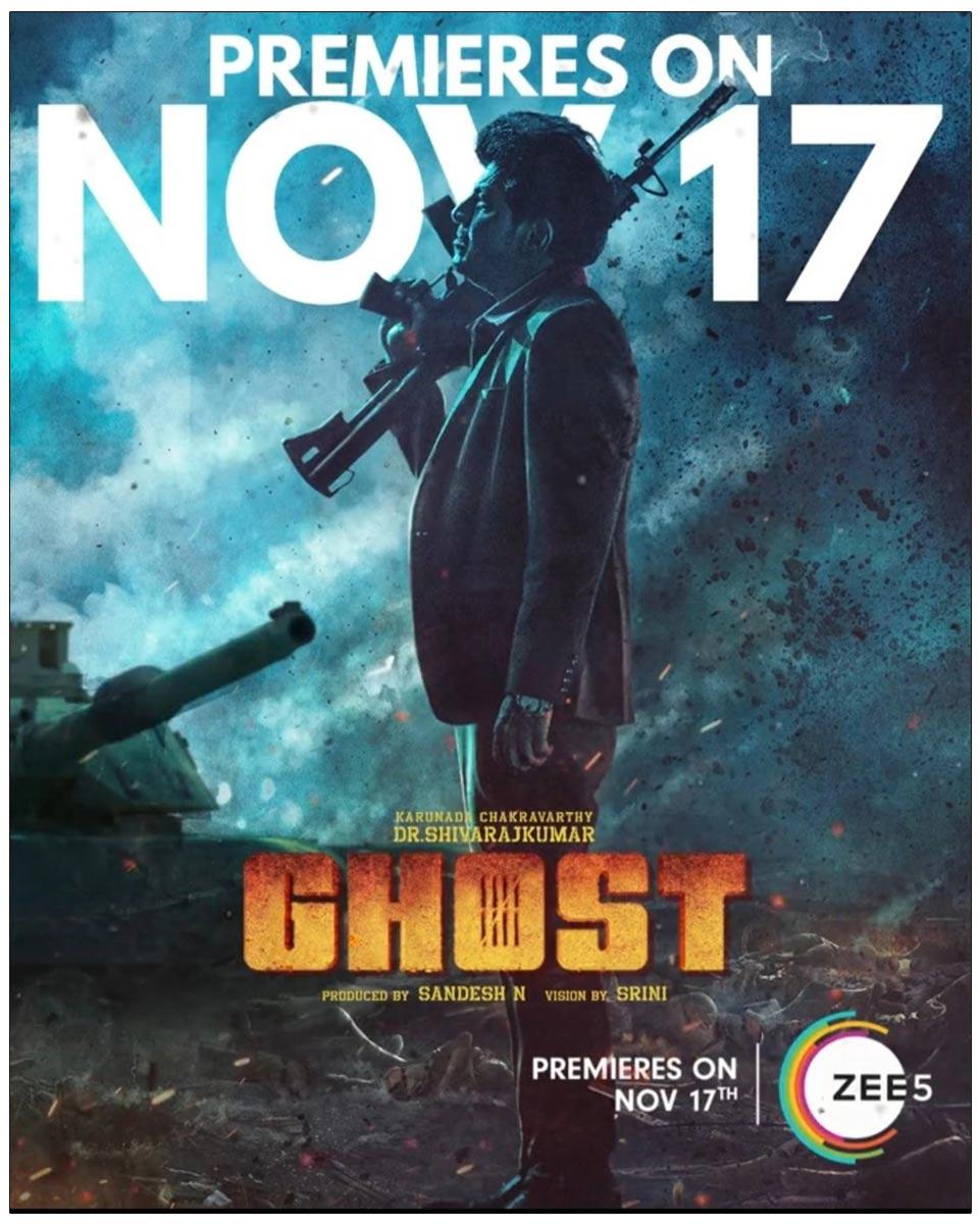 Shiva Rajkumar Ghost OTT Streaming Date Is Out