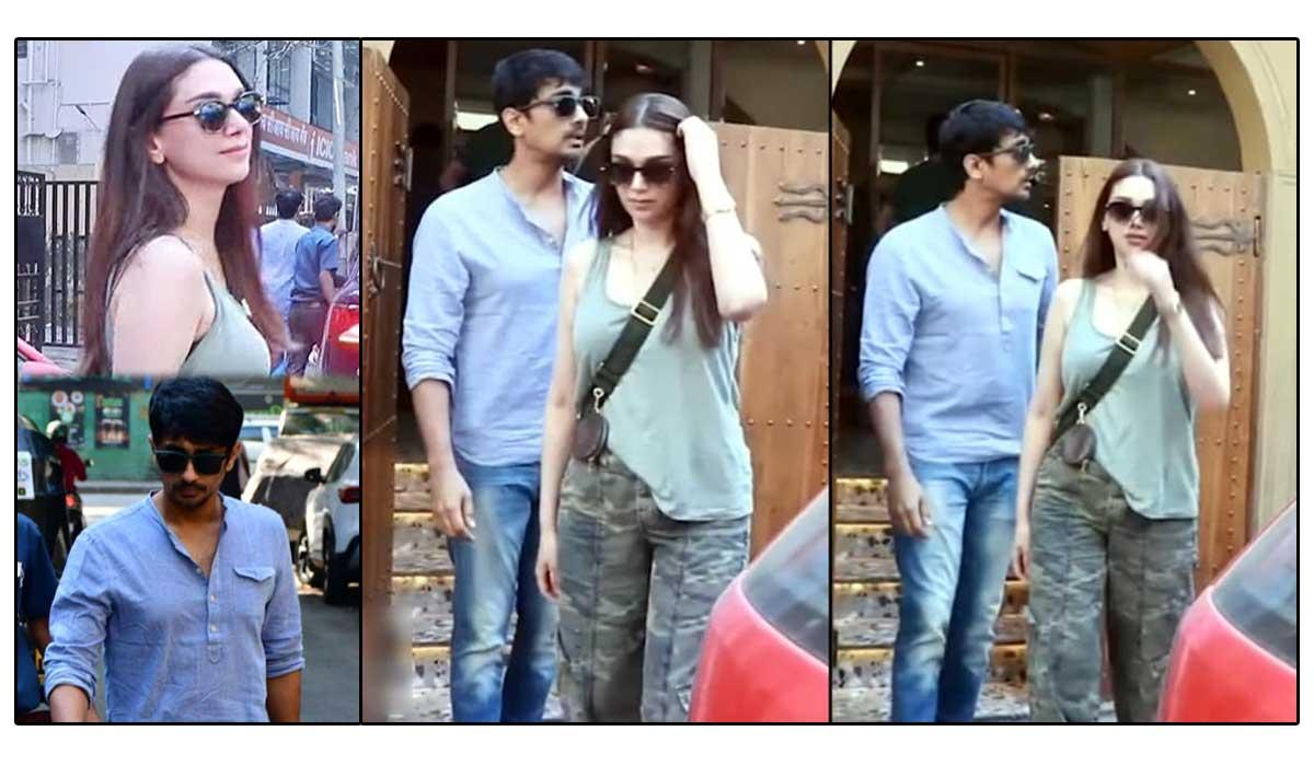 Siddharth-Aditi Rao Hydari snapped together