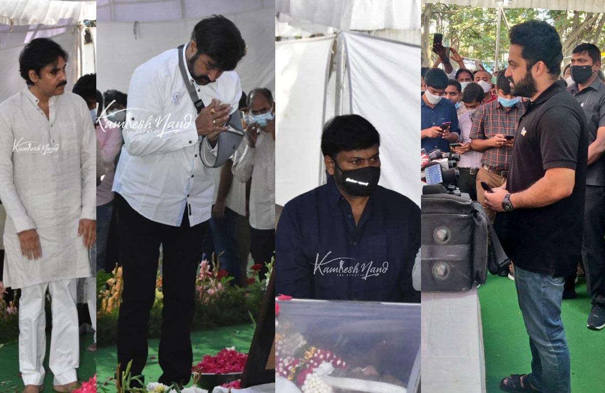 Sirivennela's final rites: Tollywood's tearful farewell