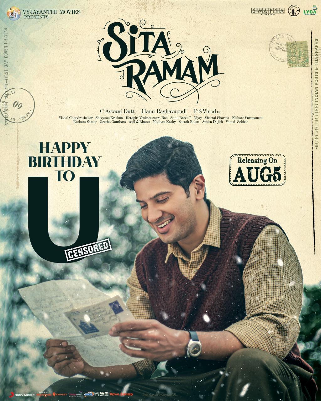 Sita Ramam completes censor
