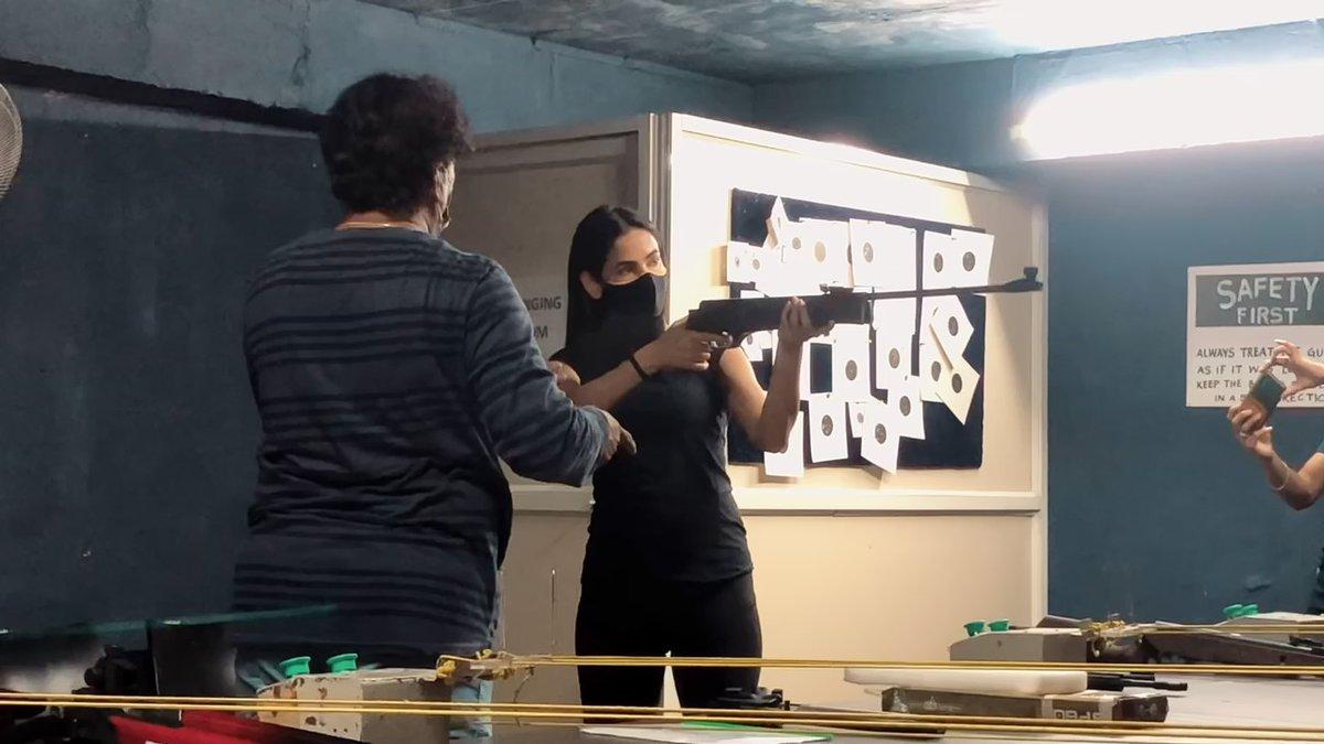 The Ghost movie: Sonal Chauhan blazes all guns
