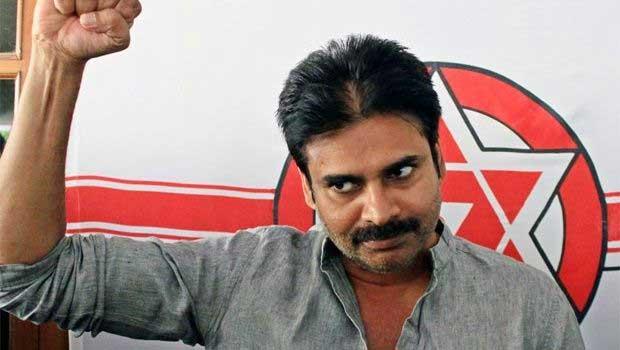 Stone Pelted on Pawan Kalyan