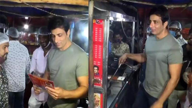 Acharya Actor's Surprise Visit To Food Stall