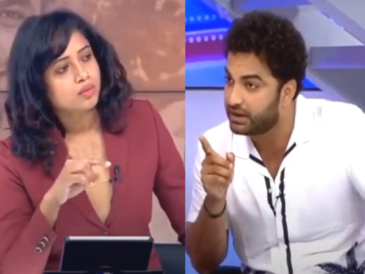 Vishwak Sen abuses TV9 anchor