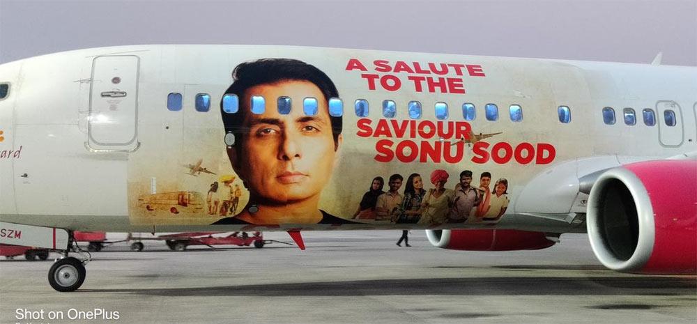 Sonu Sood's popularity reaches the 'skies'