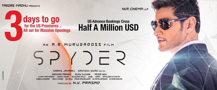 Spyder Roars Half Million In USA!