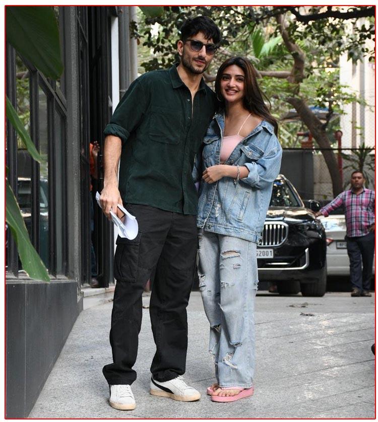 Sreeleela Snapped With Saif Ali Khan Son