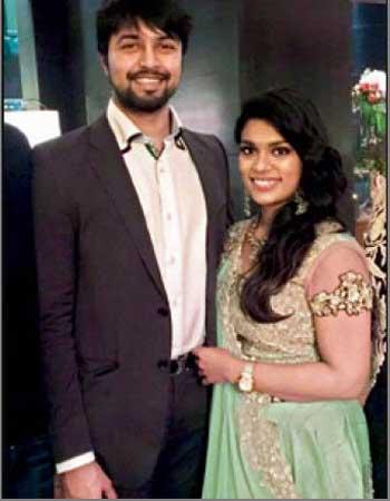 Srija with Her Fiance: Couple Looks Good