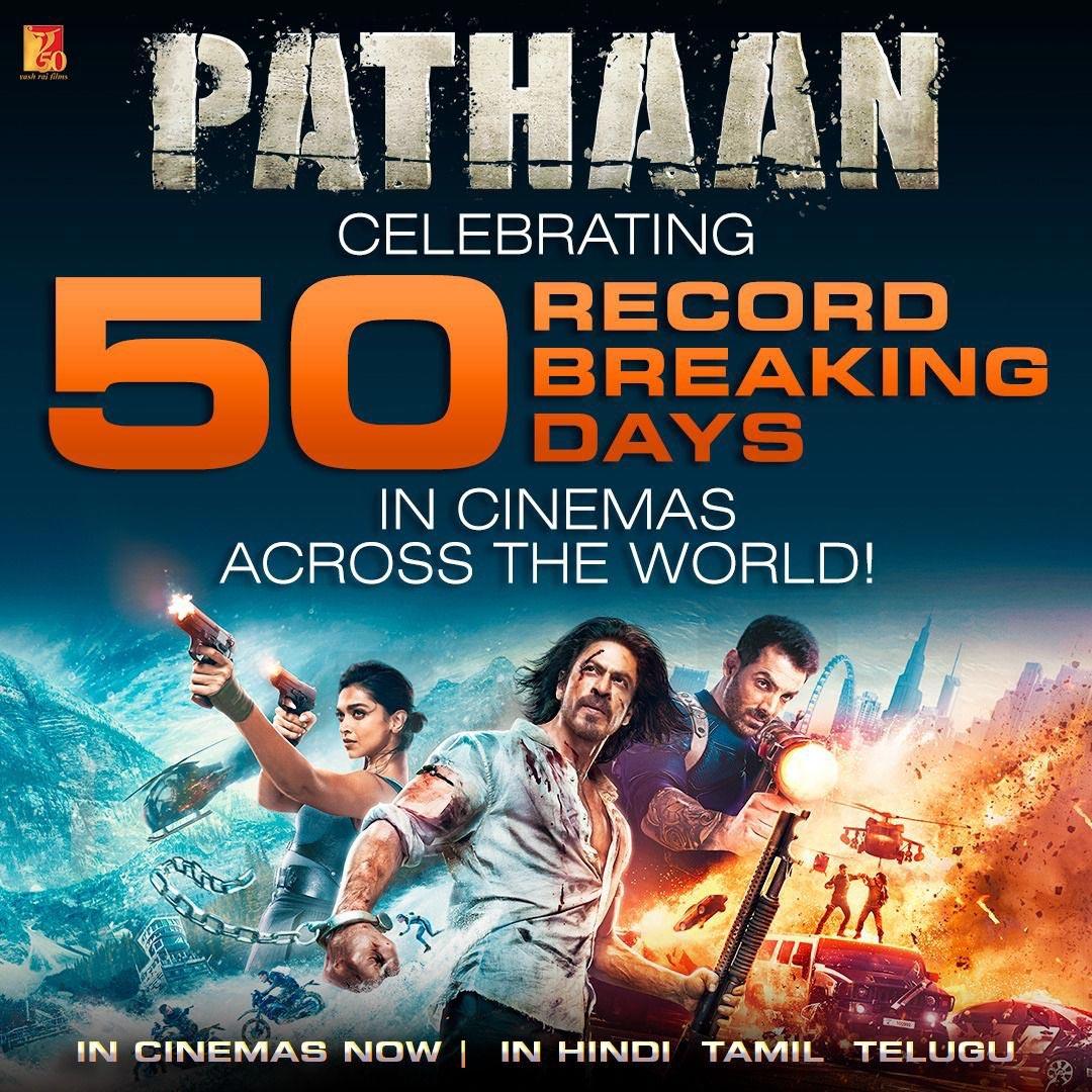 Pathaan 50 Days In 800 Screens