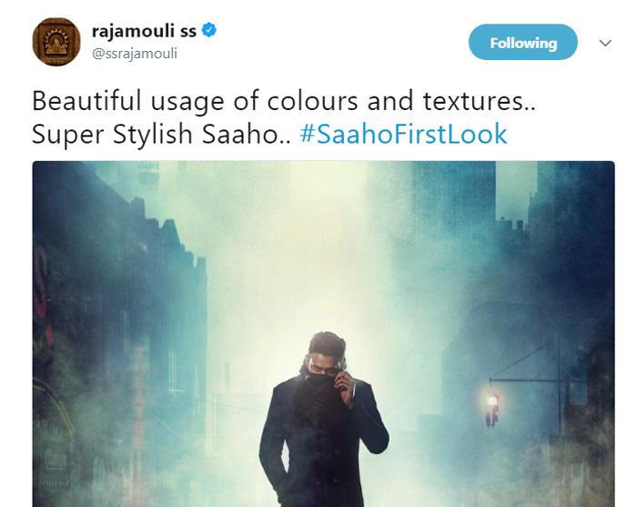 SS Rajamouli Responds on Saaho First Look