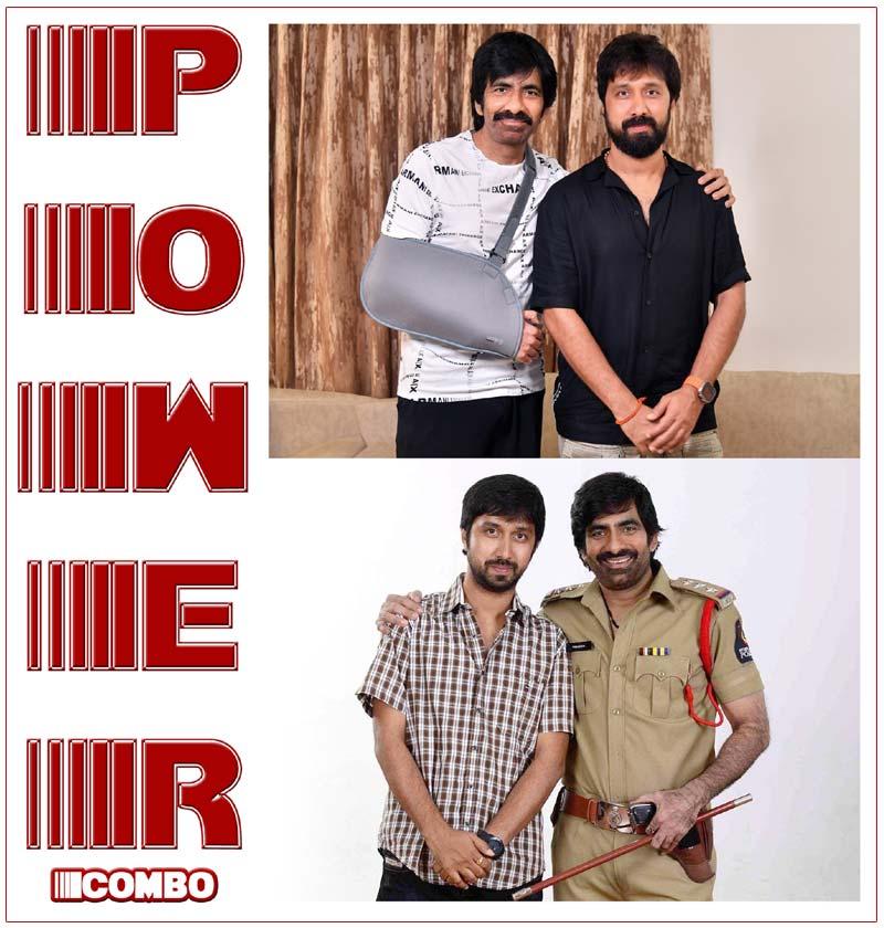 Bobby Power packed Photo with Ravi Teja