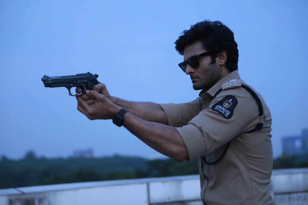 Sudheer Babu enacting Hollywood stunts
