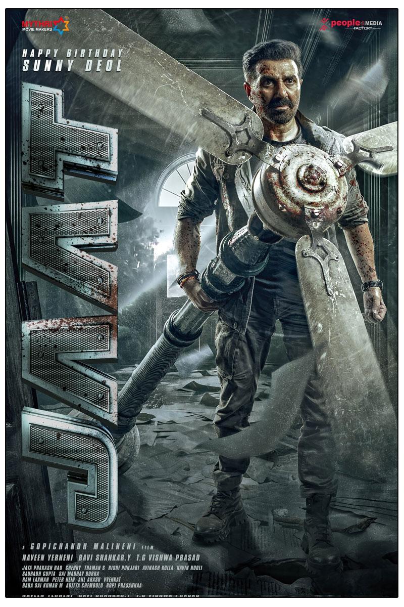 Sunny Deol Unveils First Look For Gopichand Malineni Jaat