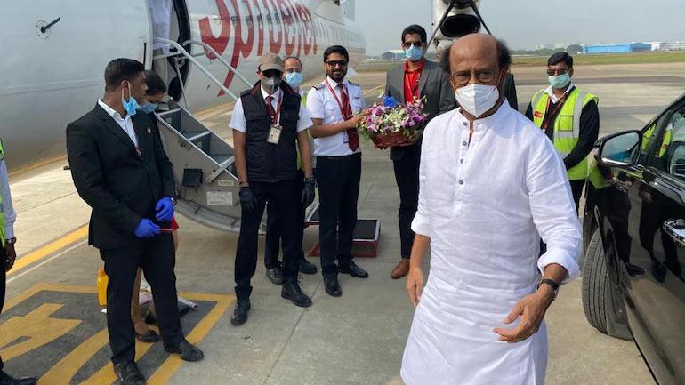 Rajini's sudden departure leaves fans tensed