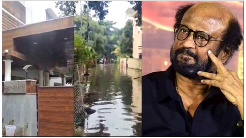 Rajinikanth house inundated in flood water