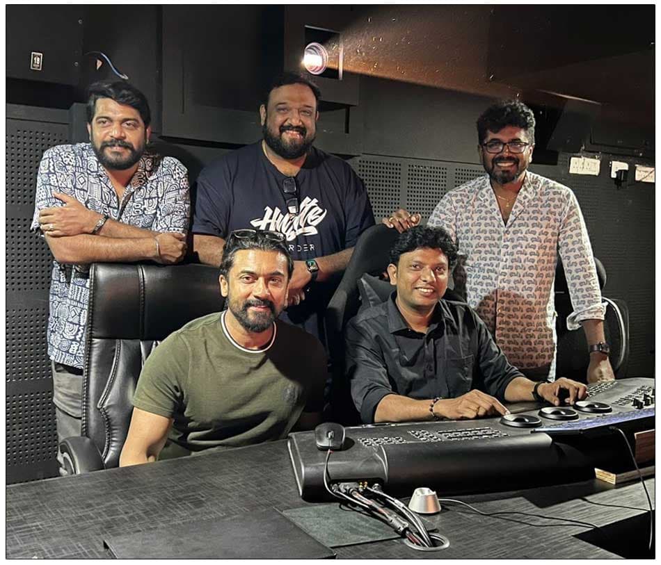 Suriya joins Kanguva post-production
