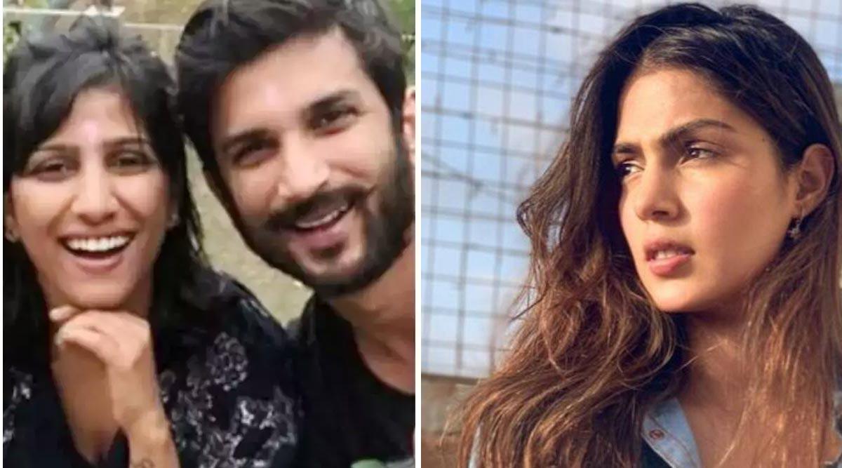 Sushant Singh Rajput sister on insulting Rhea Chakraborty