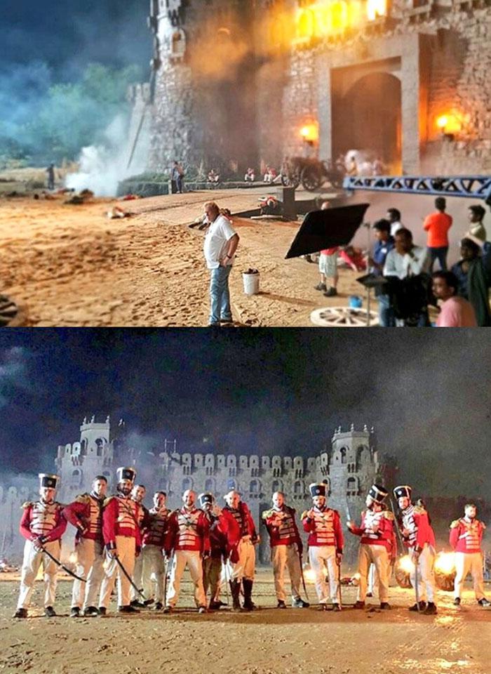 Sye Raa Leaked War Pics Mind Boggling