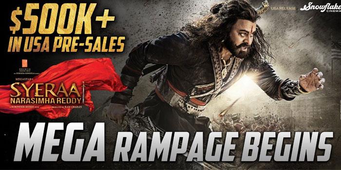 Sye Raa Pre Sale Rampage from US to Hyd