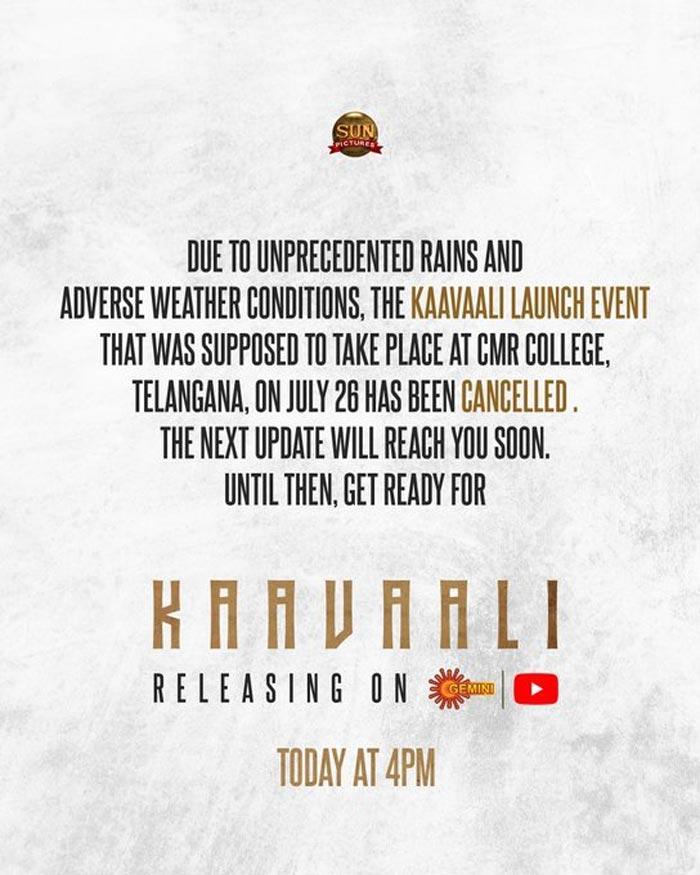 Jailer: Kaavaala Song Release Cancelled