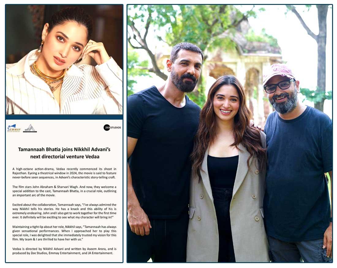 Tamannaah To Do An Action Film With John Abraham Titled Vedaa