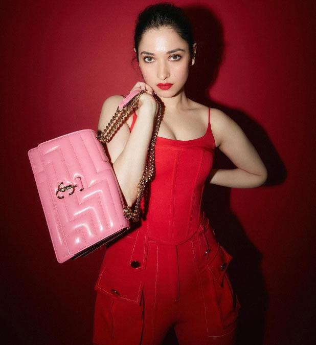 Milky Beauty Sizzling In Red Dress