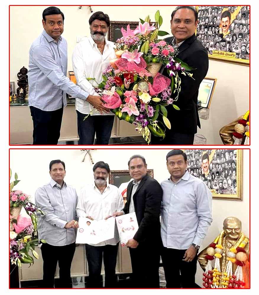 TANA Team Met And Invited Balakrishna