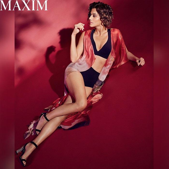 Tapsee Gives Maximum For Maxim!