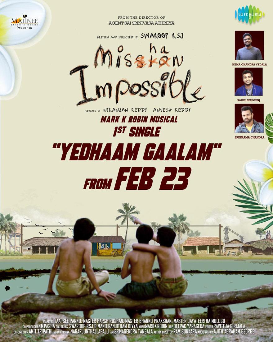 Tapsee's Mishan Impossible's teasing update