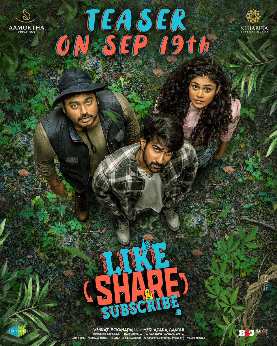 Like Share &amp; Subscribe movie teaser time announced