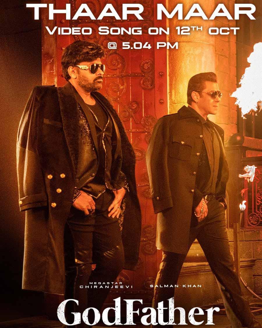 Chiru-Salman Tripping Thaar Maar Full Video Song Will Be Out