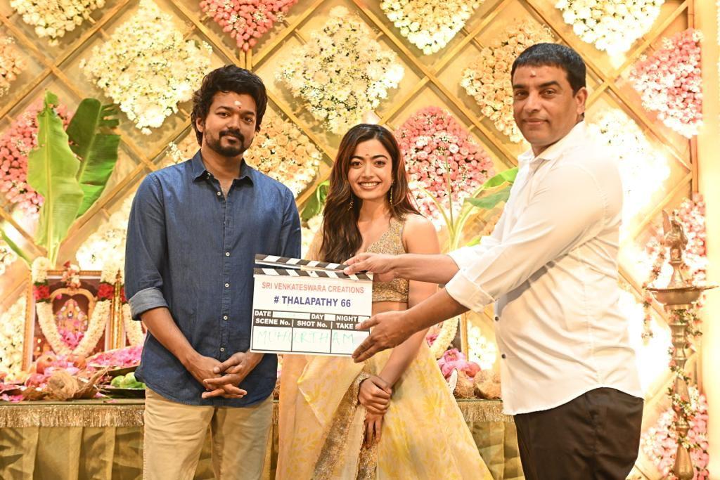 Thalapathy 66 launched in a stylish manner